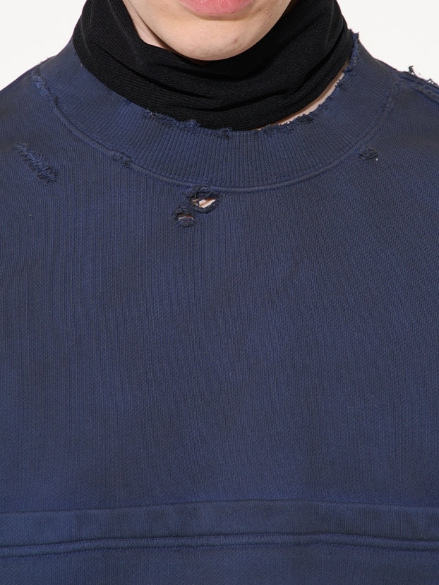 Gradation Vintage Damage Sweat Pullover – ARCANA ARCHIVE