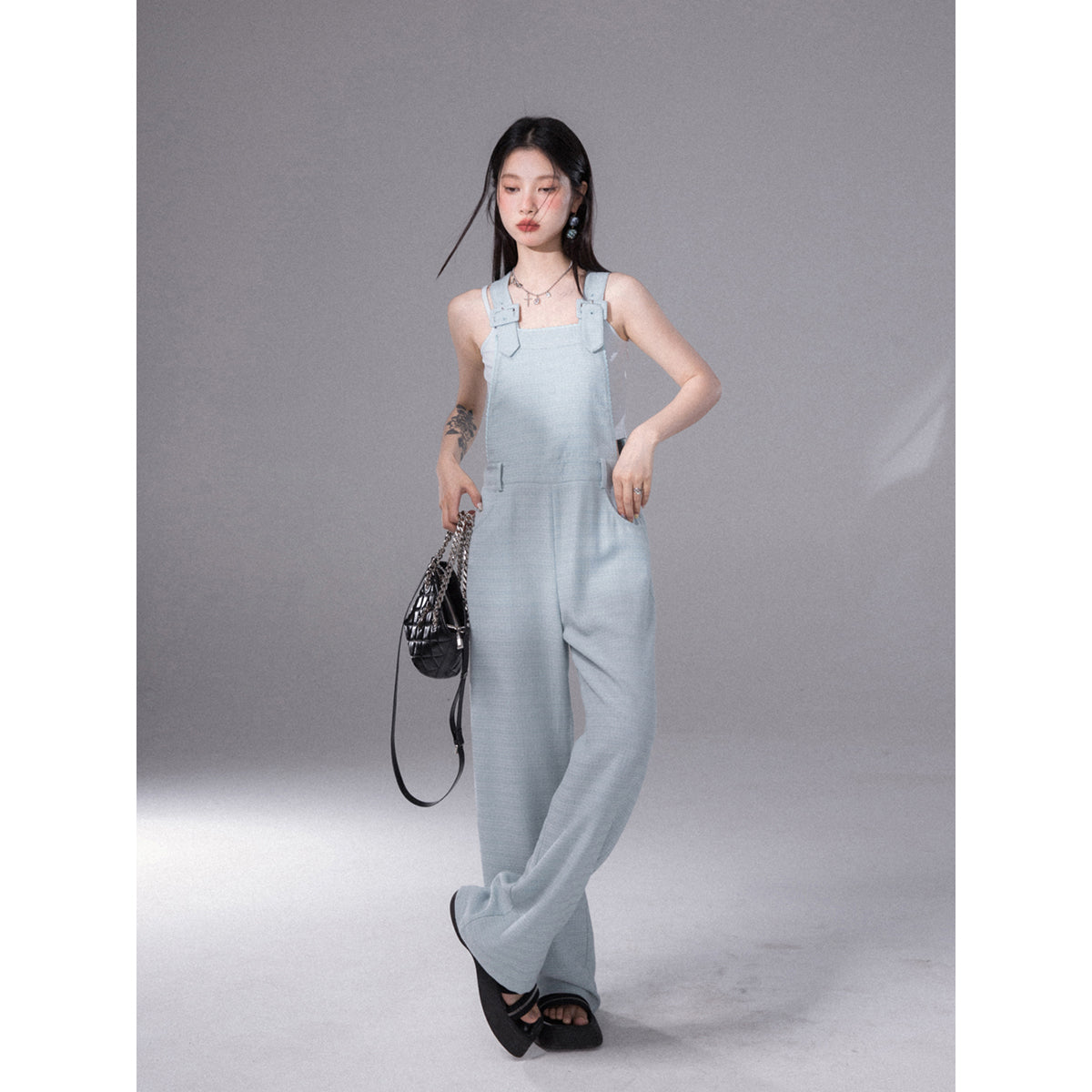 Lace Stitch Summer Overalls