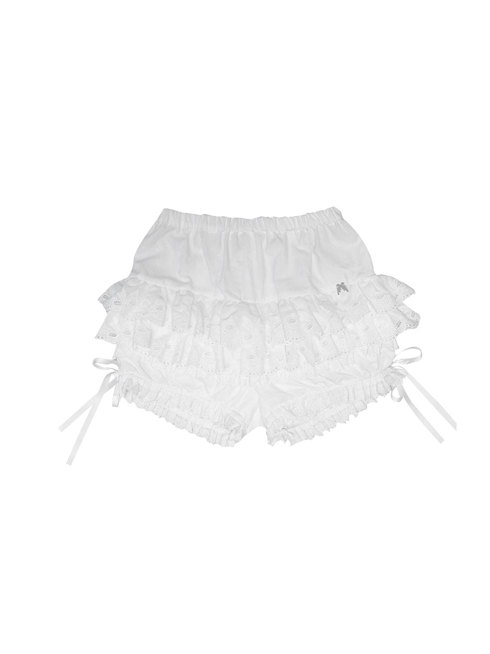 Lace Ribbon Bubble Shorts