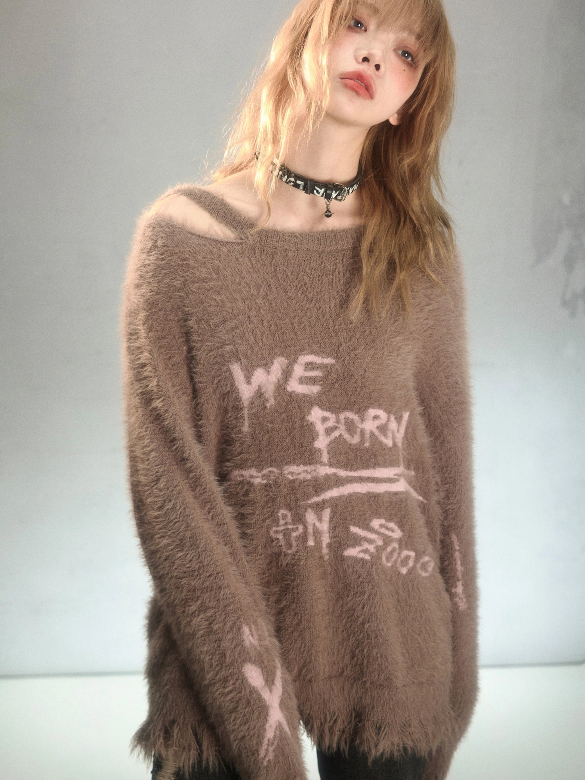 Punk Graffiti Loose Sweater