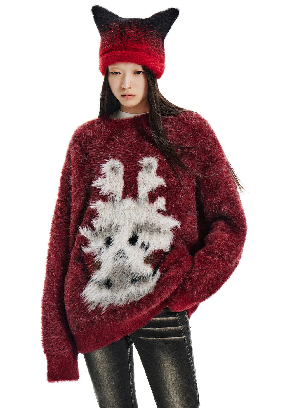 Dragon Loose Pullover Sweater