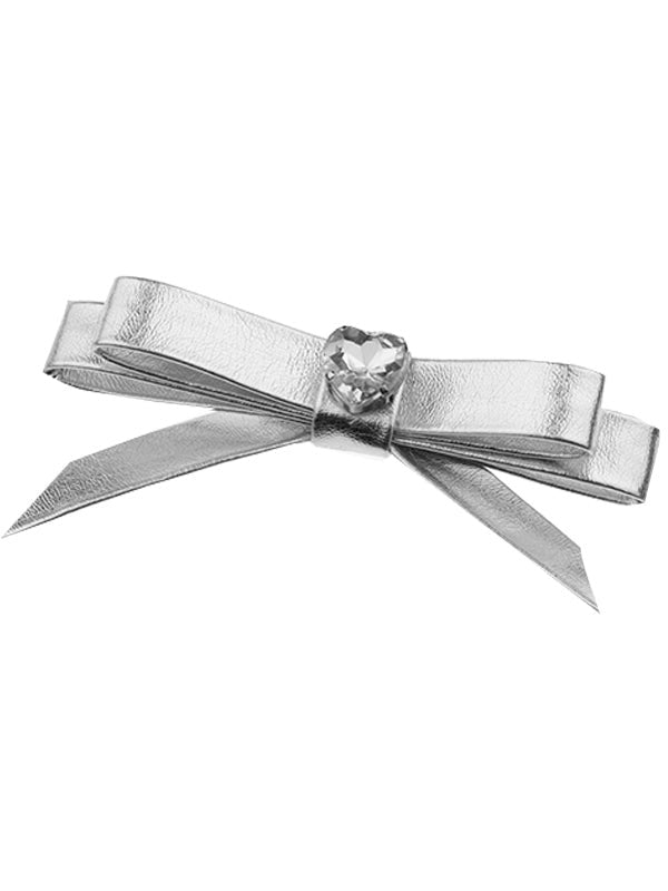 Pu Zircon Bow Choker &amp; Hair Accessoire