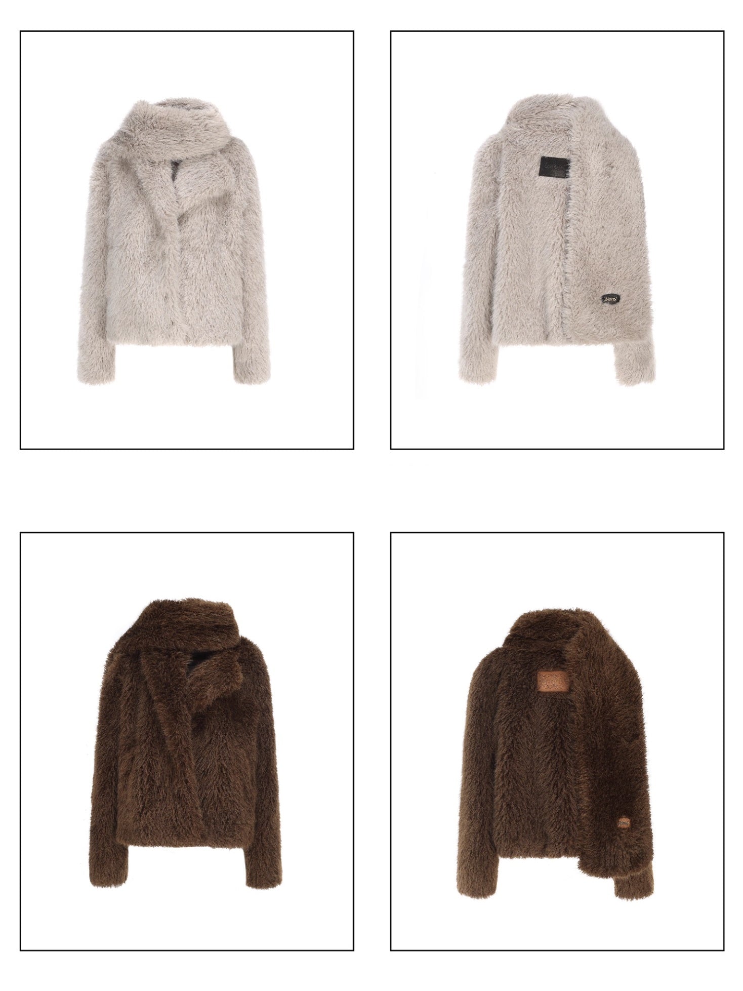 Plush Short Muffler Jacket