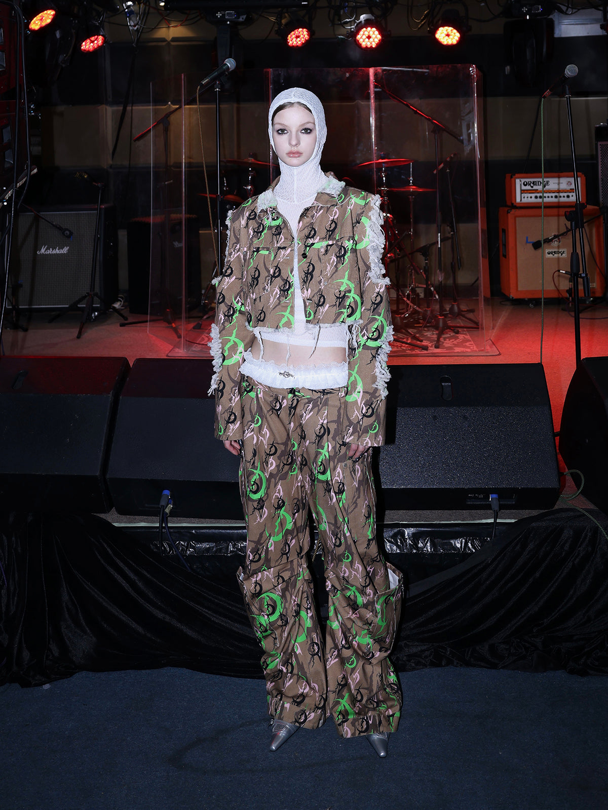 Camouflage Three-dimensional Pocket Baggy Pants