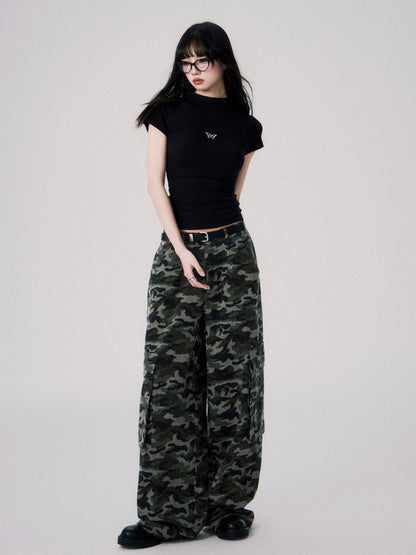 Loose Camouflage Cargo Pants