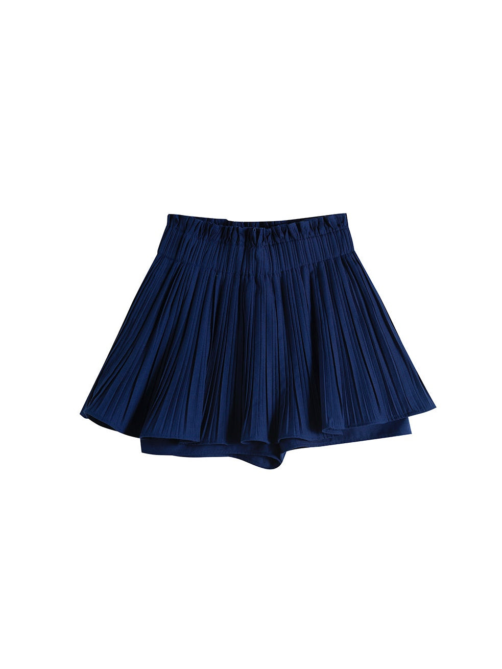 School Girl Puff Sleeve Top &amp; Pleated Skirt