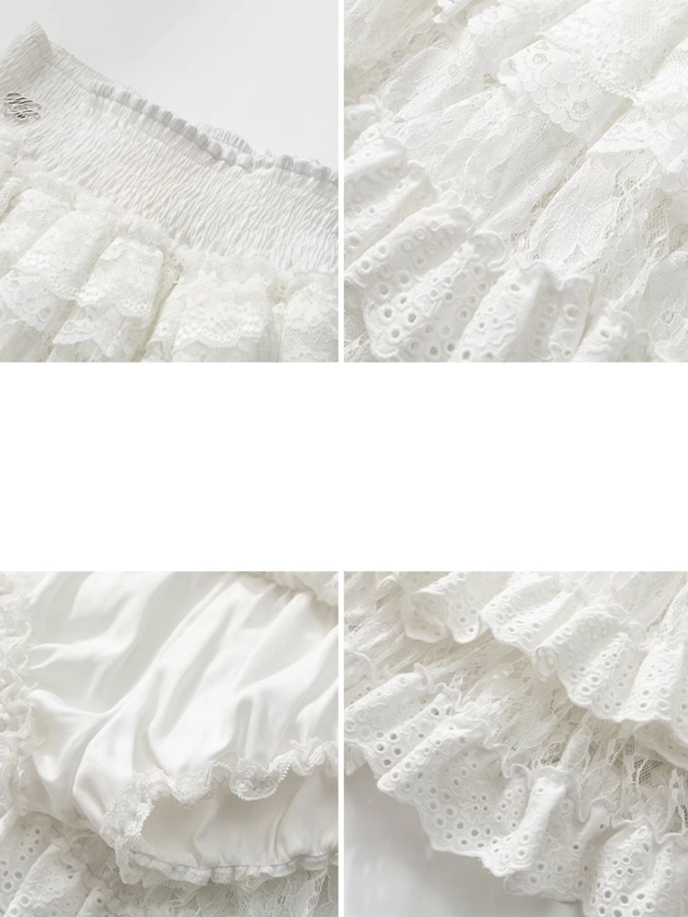 Lace Puffy Short Cake Jupe