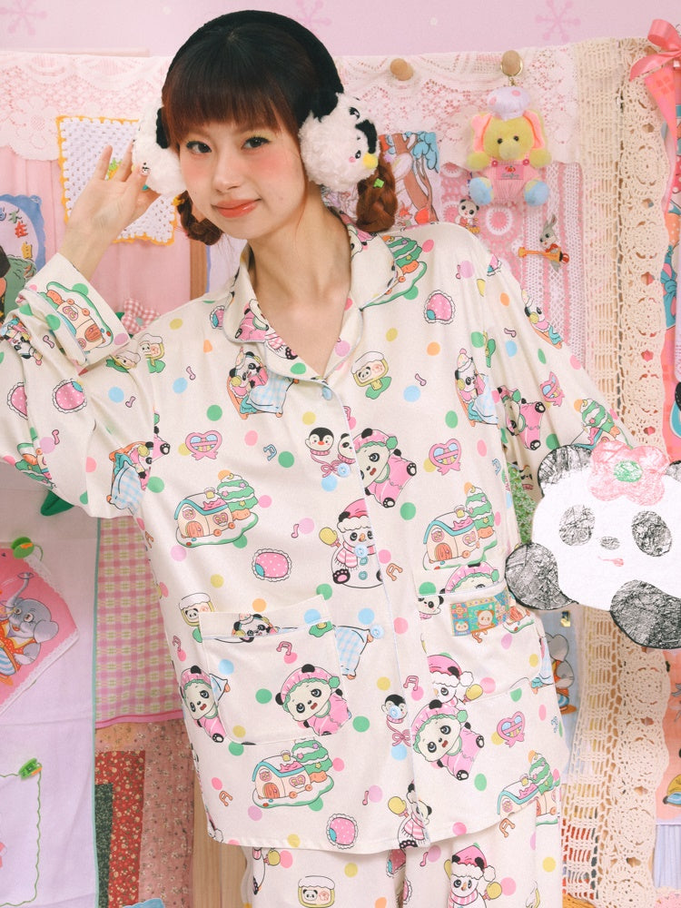 Panda Print Pyjama