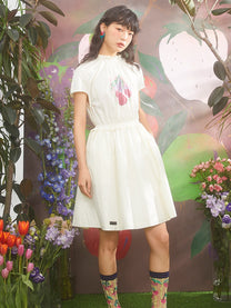 Cherry Blossom Long Sleeve One Piece