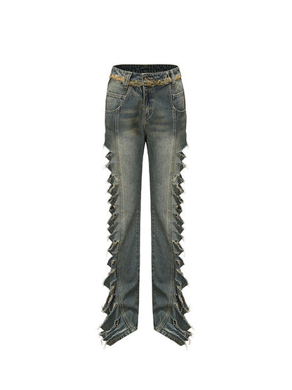 Denim riss die Hose