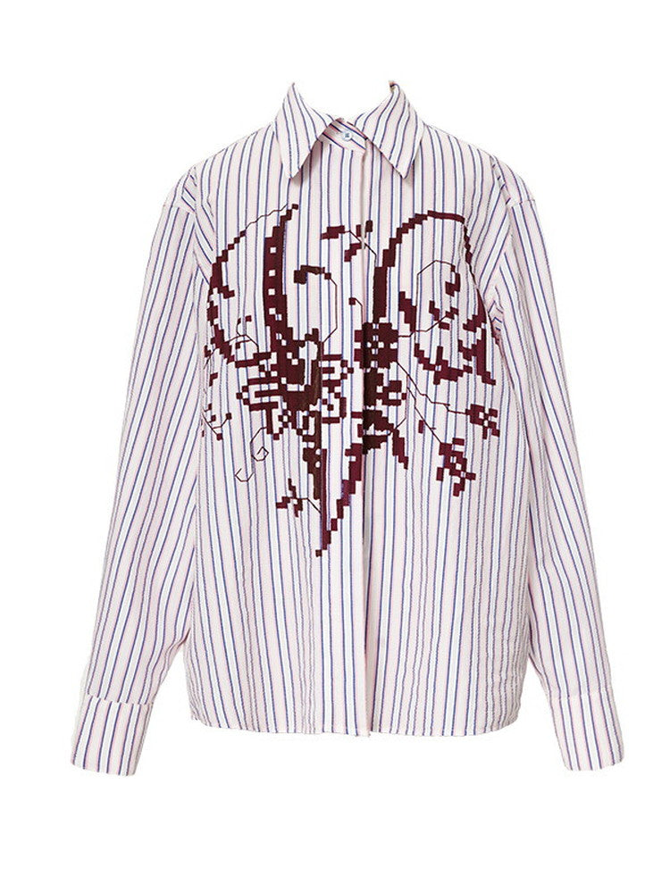 Logic Stripe Oversize Nichi Shirt