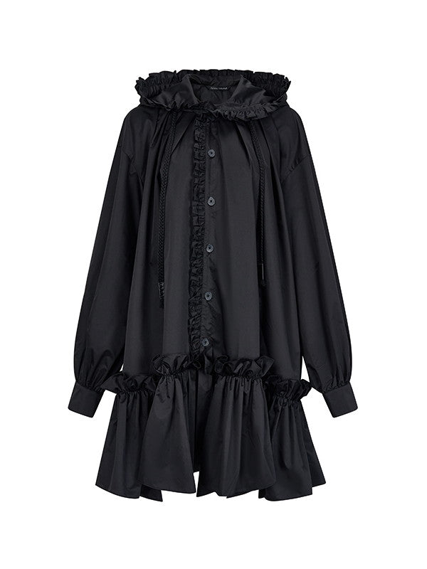 Hoodie Frill Oversize Gothic Flare A-Line Nichi Outer