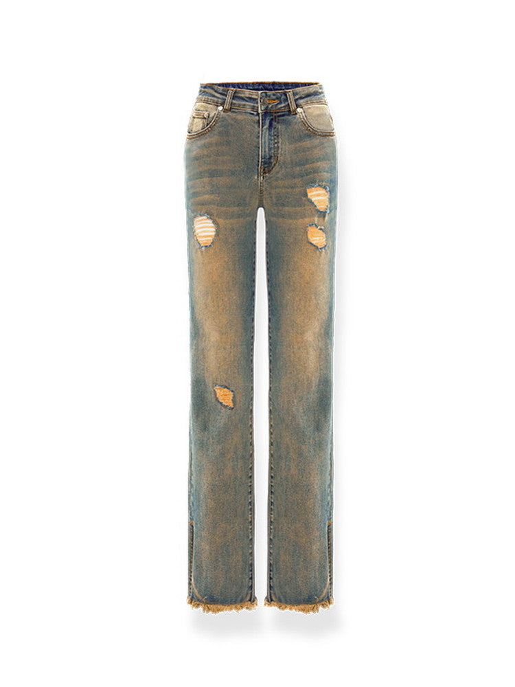 Strait Schaden Crash Sliy Denim-Pants