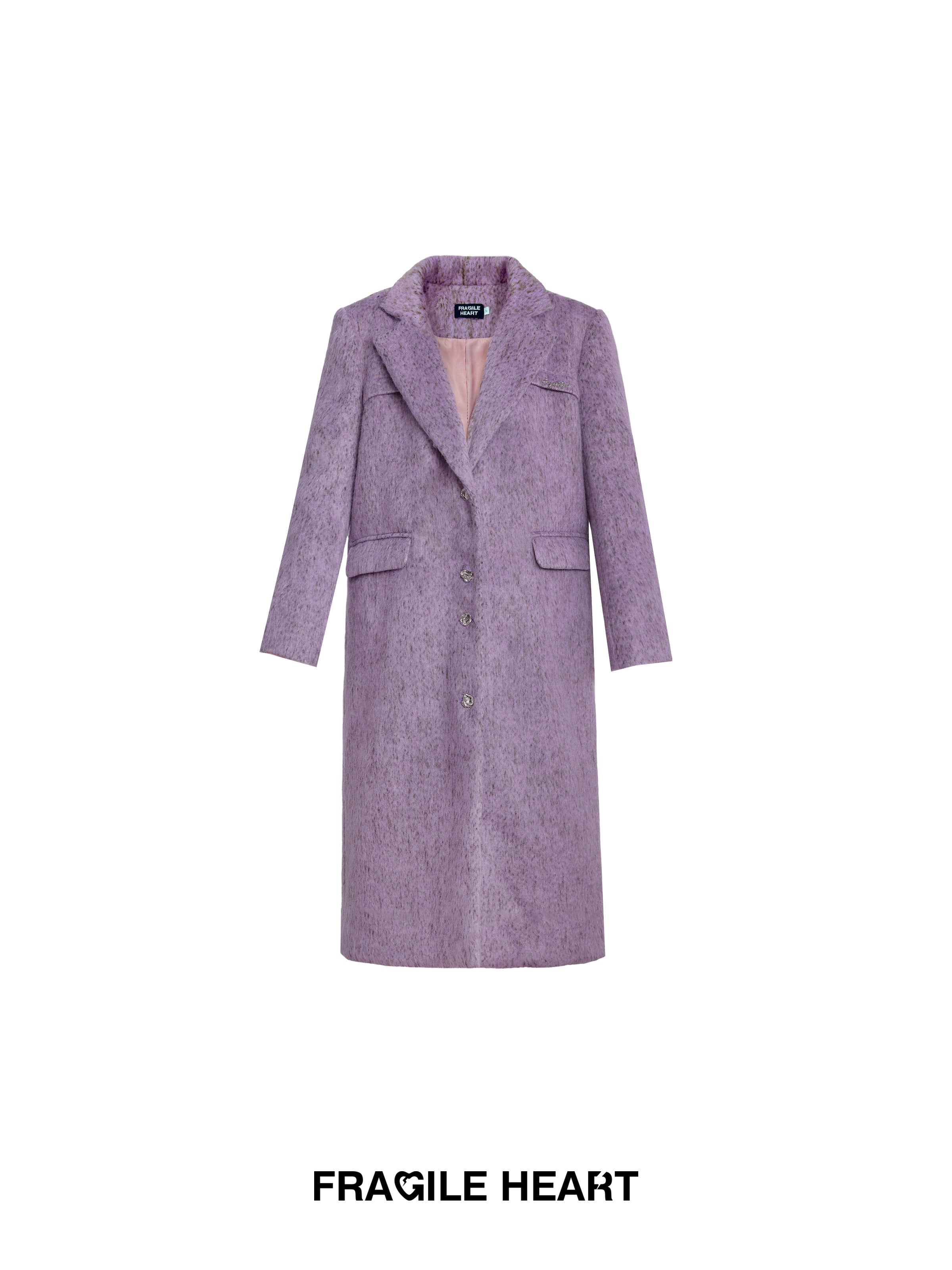 Wool Simple Oversize Long-Coat