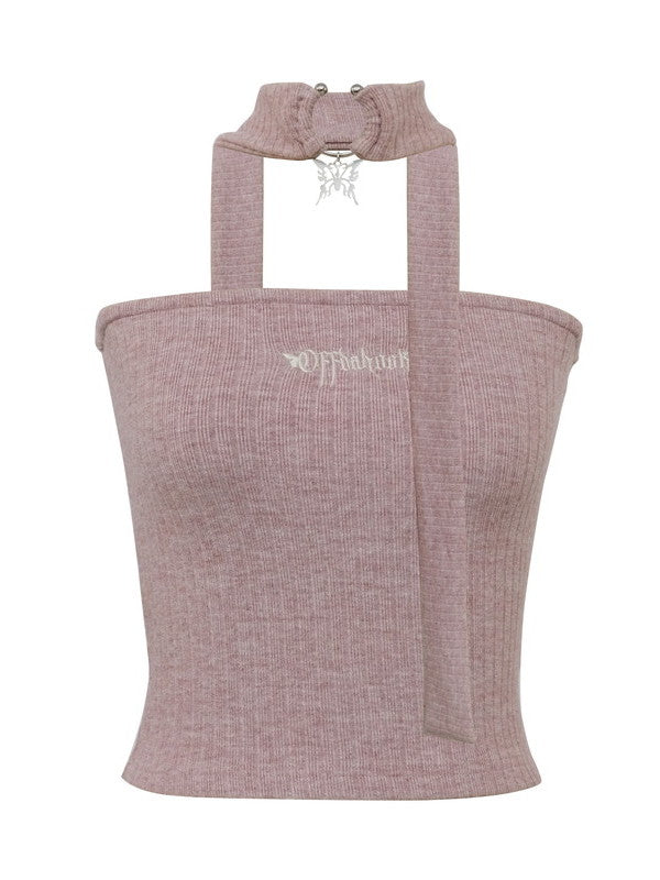 Knit Simple Slim Inner Stretch Slim-Muffler＆Tube-Tops