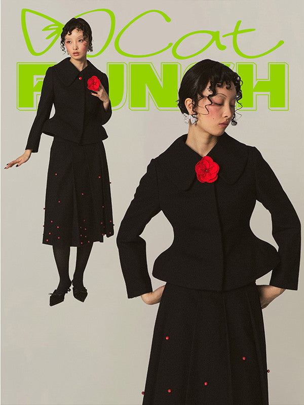 Veste de fusée Nichi Peplum