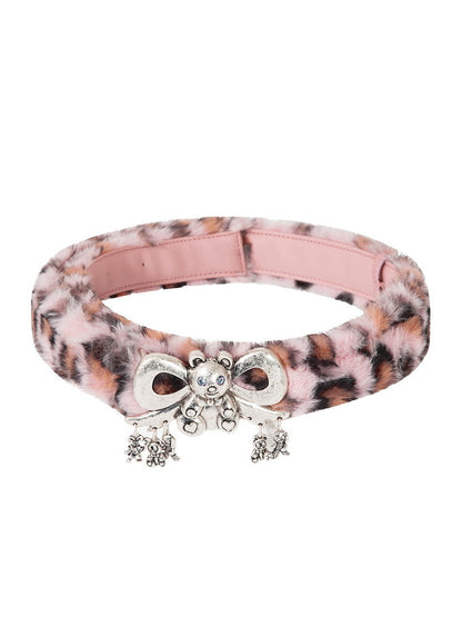 Ribbon Bear Charm Boa Belt