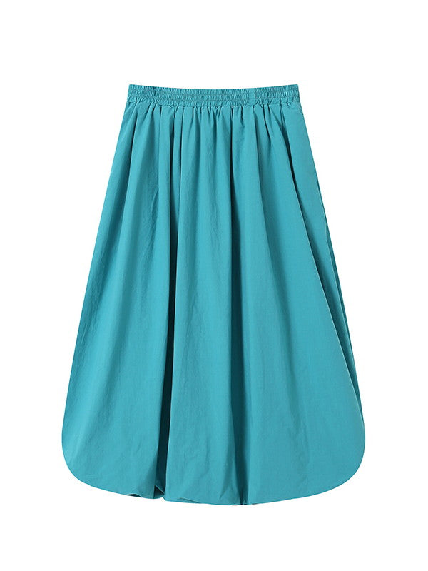 Balloon Vivid Casual Long Cover Long-Skirt