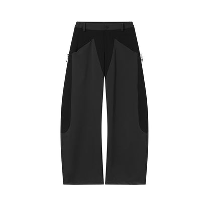 Drastring Casual Straight Plain Pants