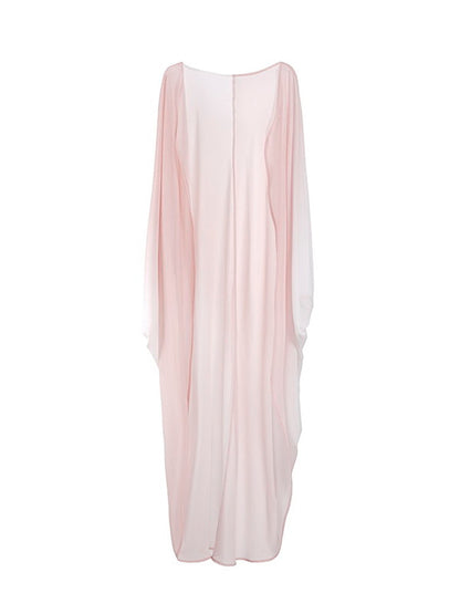 Sheer Ovresize No-Button Fluffily Long-Cardigan