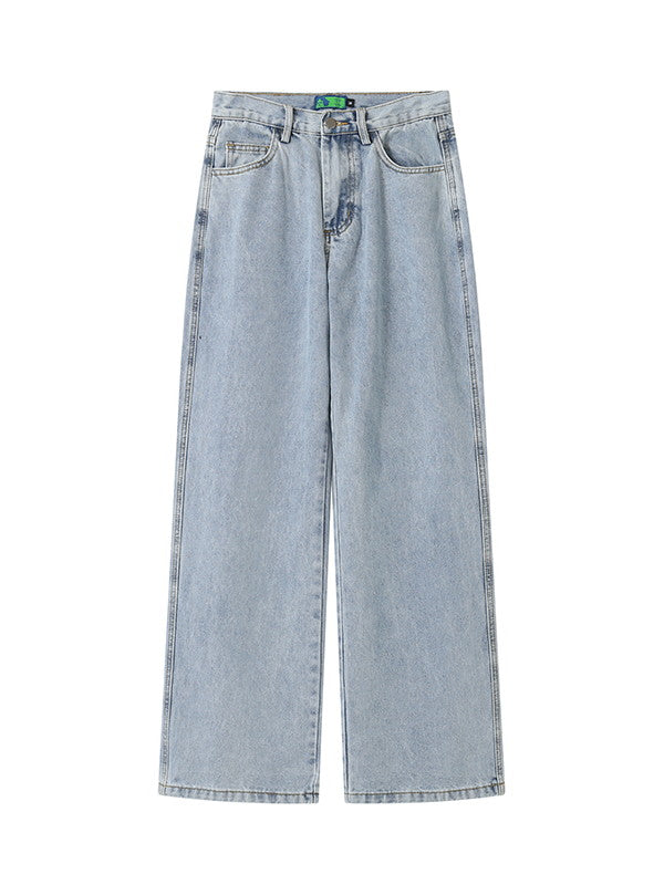 Simple Straight Denim Pants