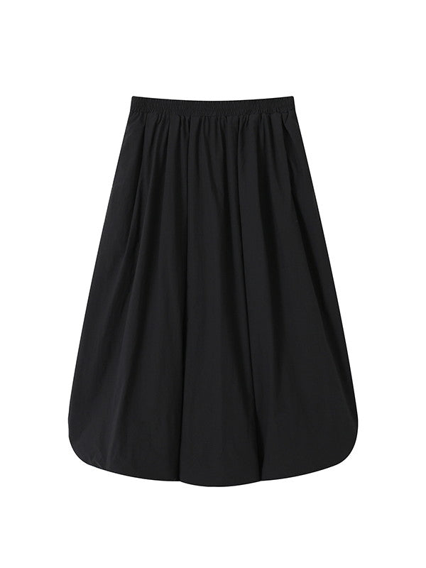 Balloon Vivid Casual Long Cover Long-Skirt