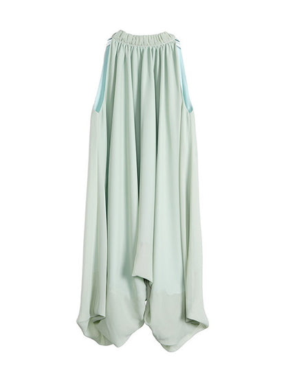 Set-Up Nichi Drape Flare No-Sleeve Gradation Blouse＆Long-Skirt