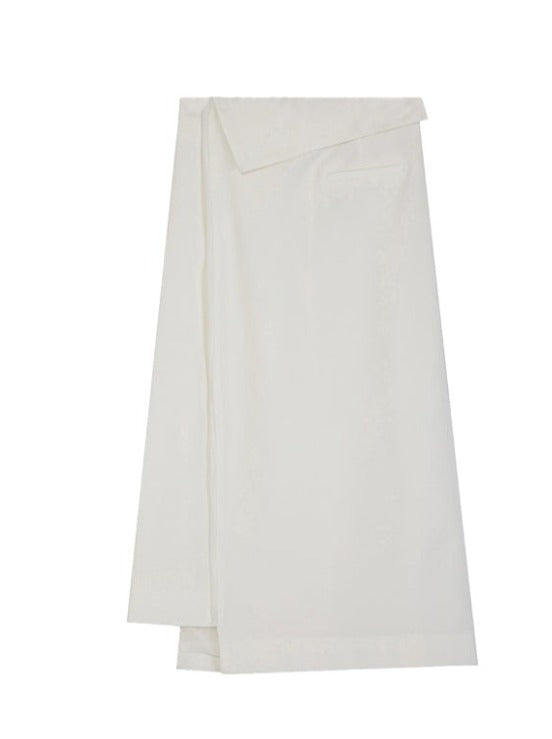 Natural Simple Chic Gilet &amp; Long-Skirt