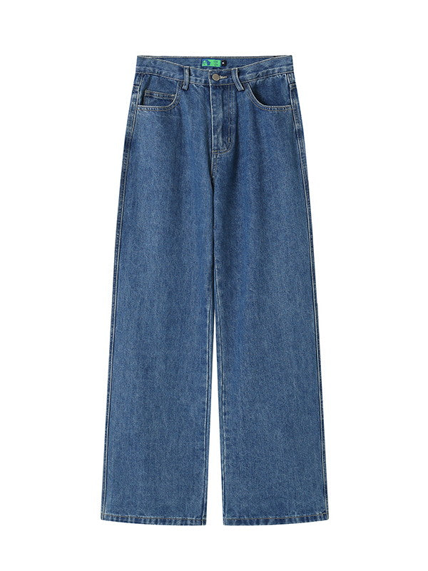 Simple Straight Denim Pants