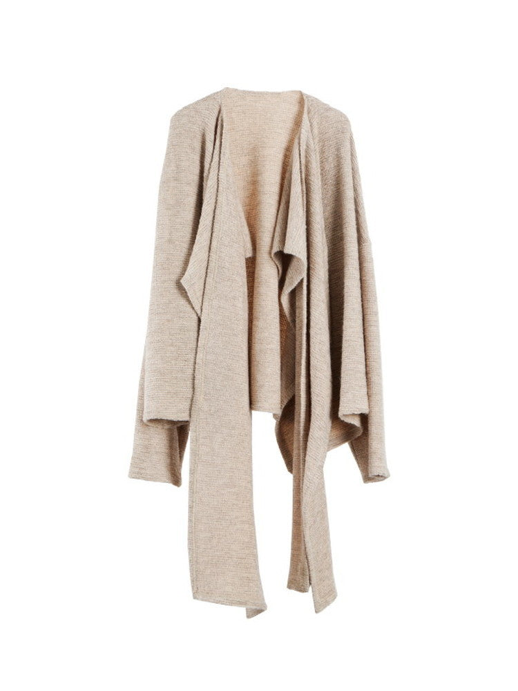 Long Loose Chic Arrange Knit-Cardigan