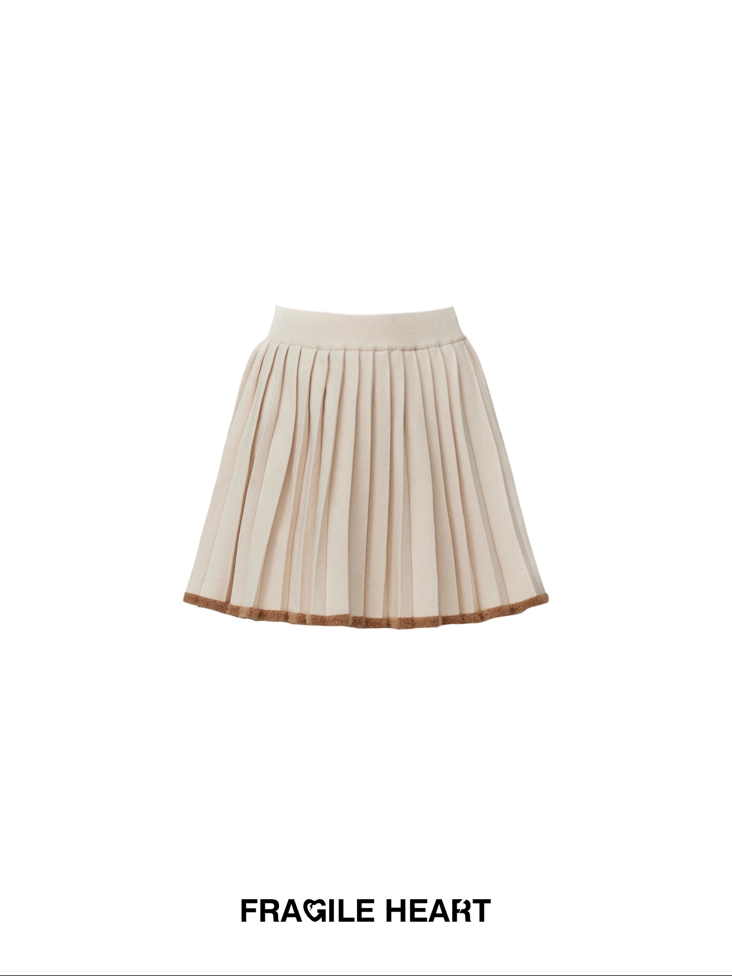 Rib-Take Open-Shouder en couches mignons Retro Tops &amp; Mini-Skirt &amp; Bag