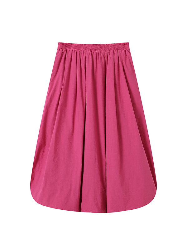 Balloon Vivid Casual Long Cover Long-Skirt