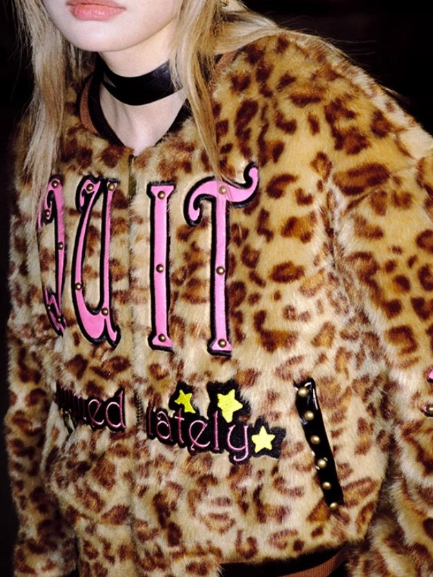 Leopard Print Embroidered Jacket