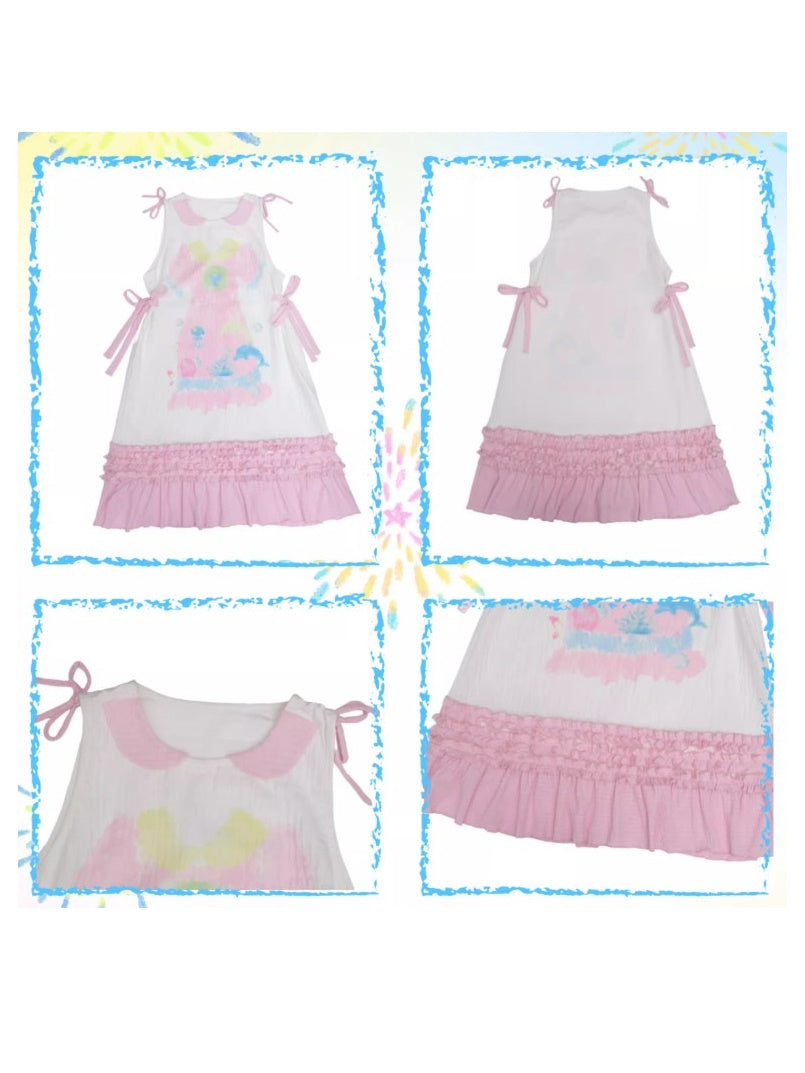 Sticking bedruckte Cartoon Sundress