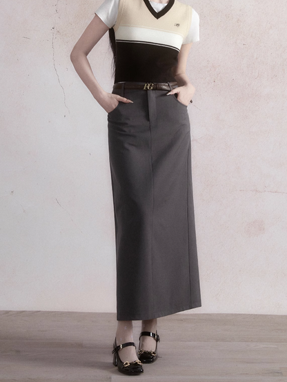 Casual Classic Straight Skirt – ARCANA ARCHIVE