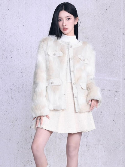 Eco-friendly Fur Plush Jacket