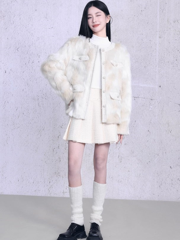 Eco-friendly Fur Plush Jacket