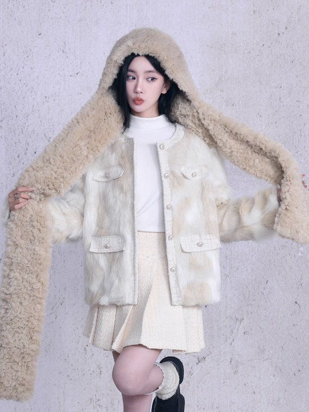 Eco-friendly Fur Plush Jacket