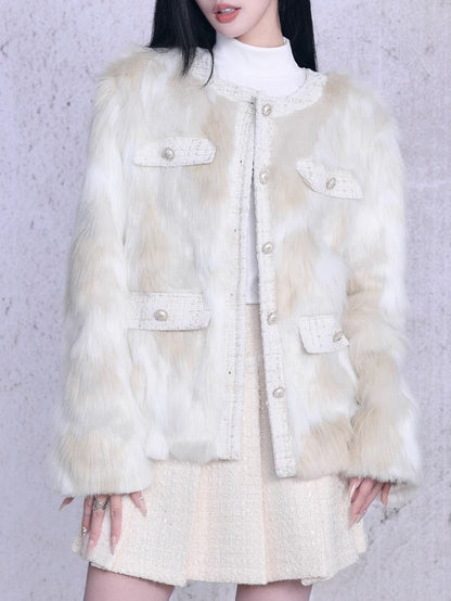 Eco-friendly Fur Plush Jacket