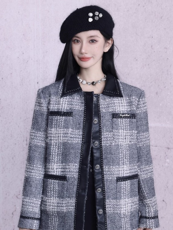 Button Mohair Beret