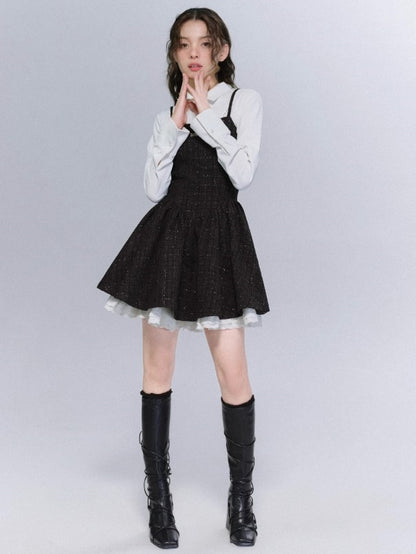 Small Fragrant Style Suspender Skirt