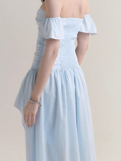 Bare-top Design Fishtail Princess Long Dress