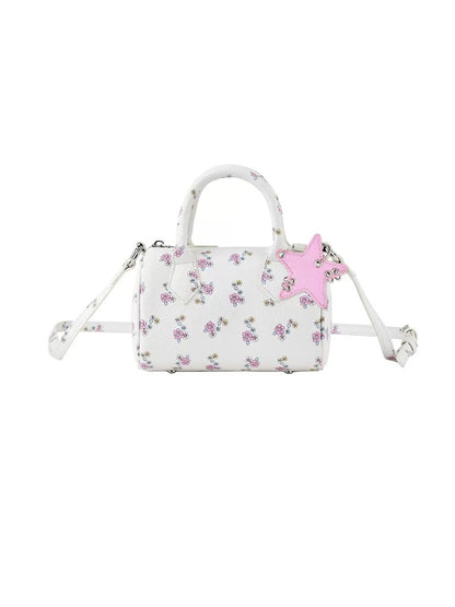 Floral Mini Boston Bag