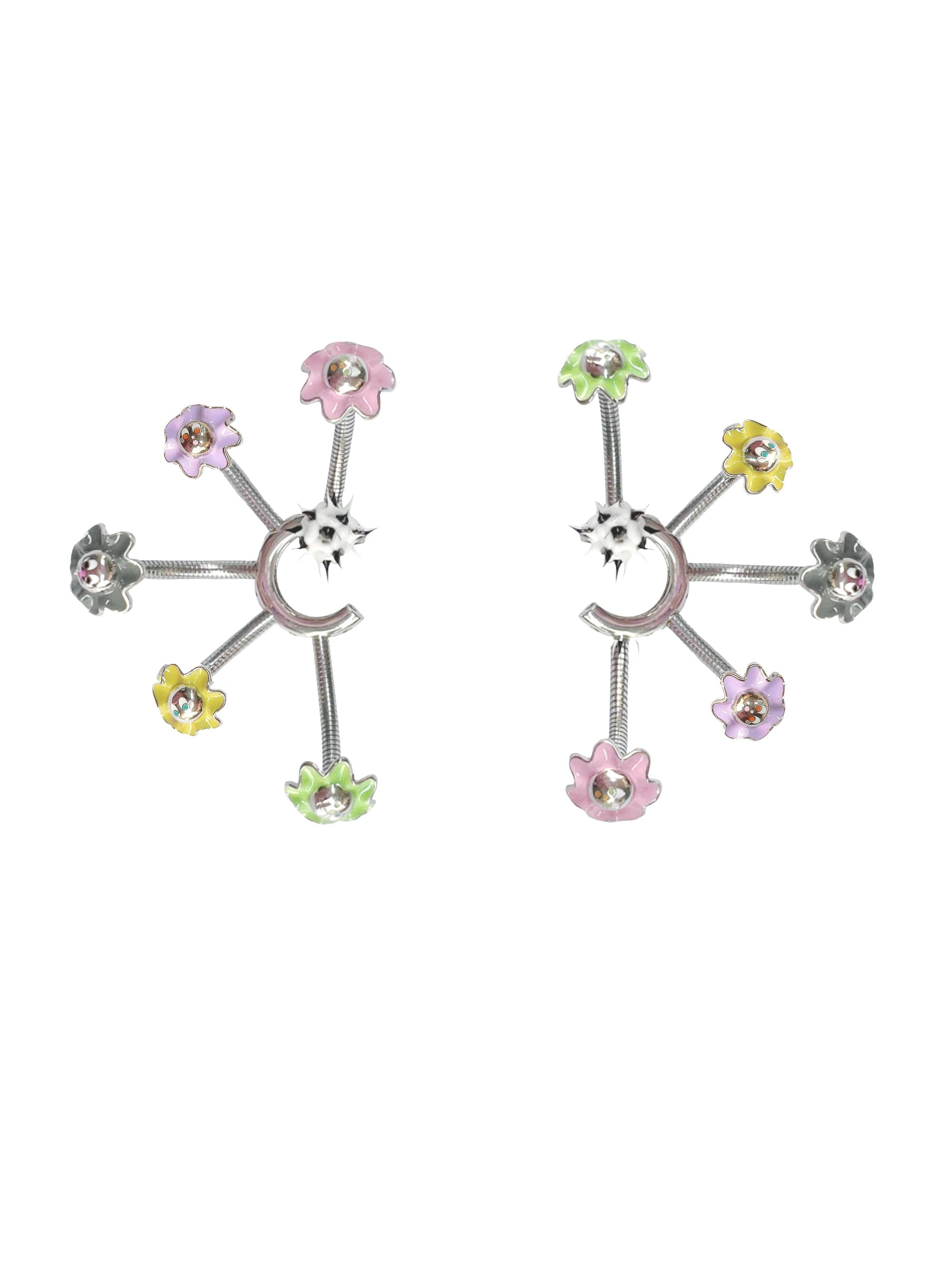 Flower-shaped Zircon Pierce