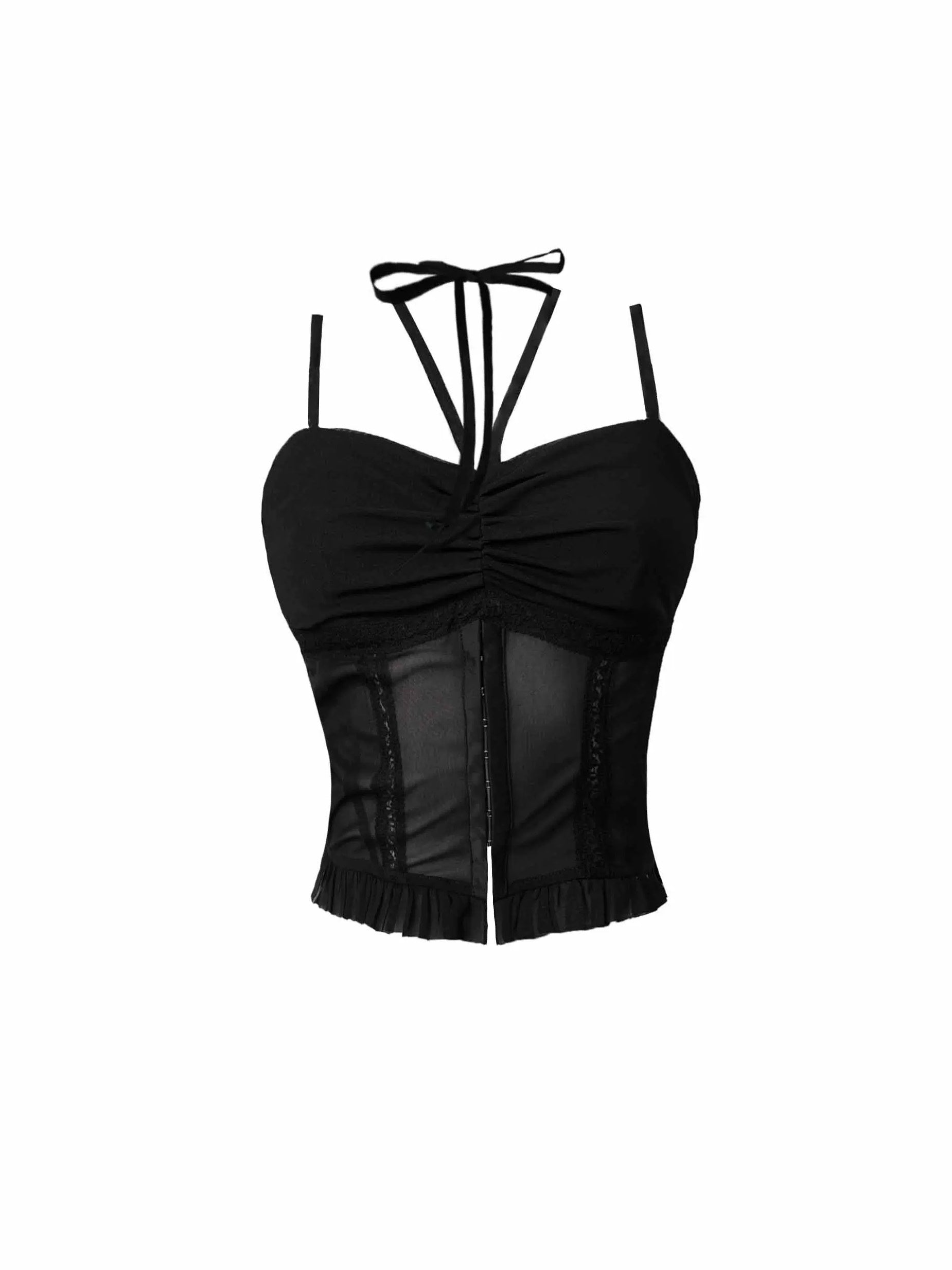 Mesh Double Strap Camisole