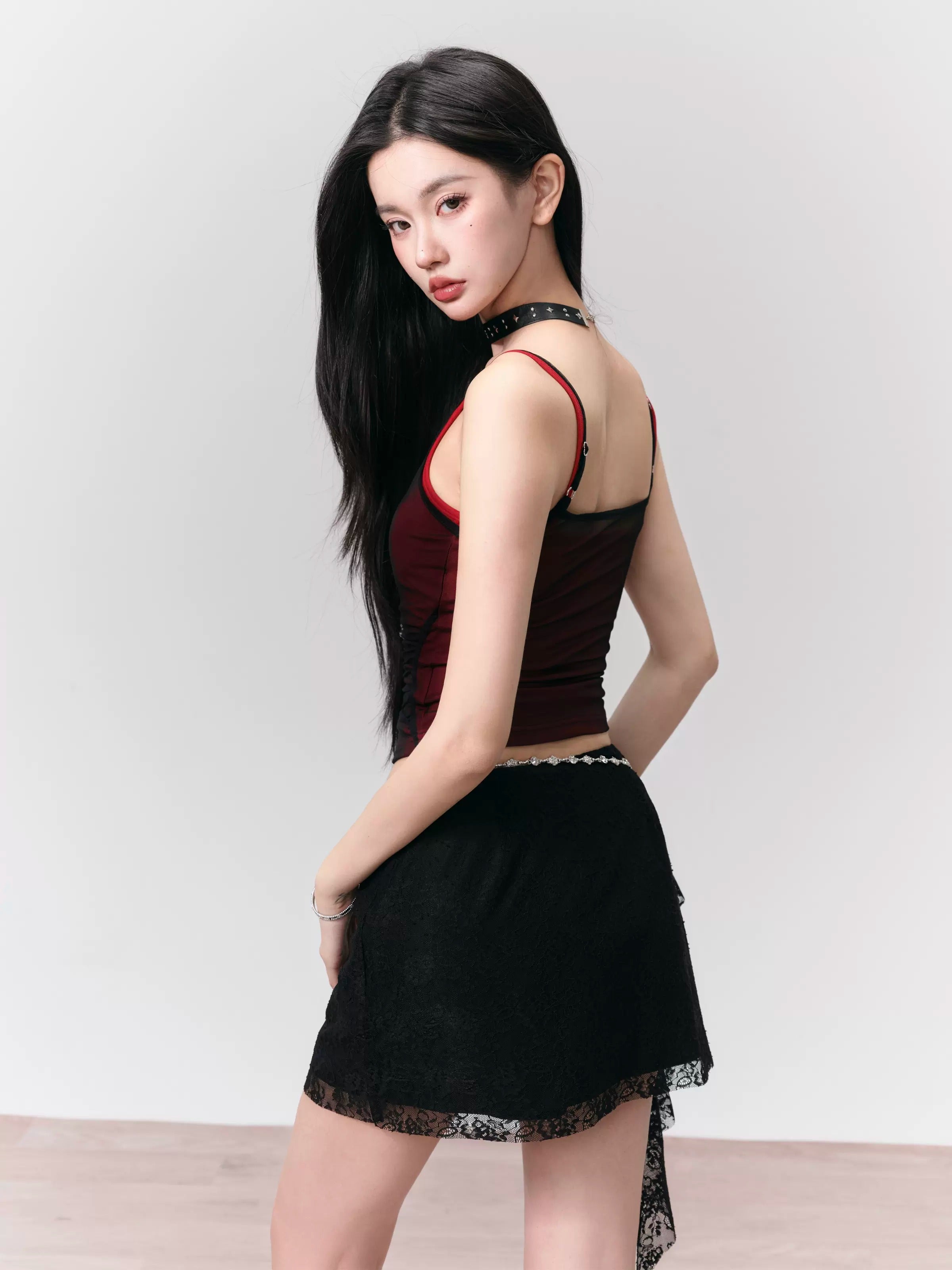 Fake Layered Design Slim Camisole