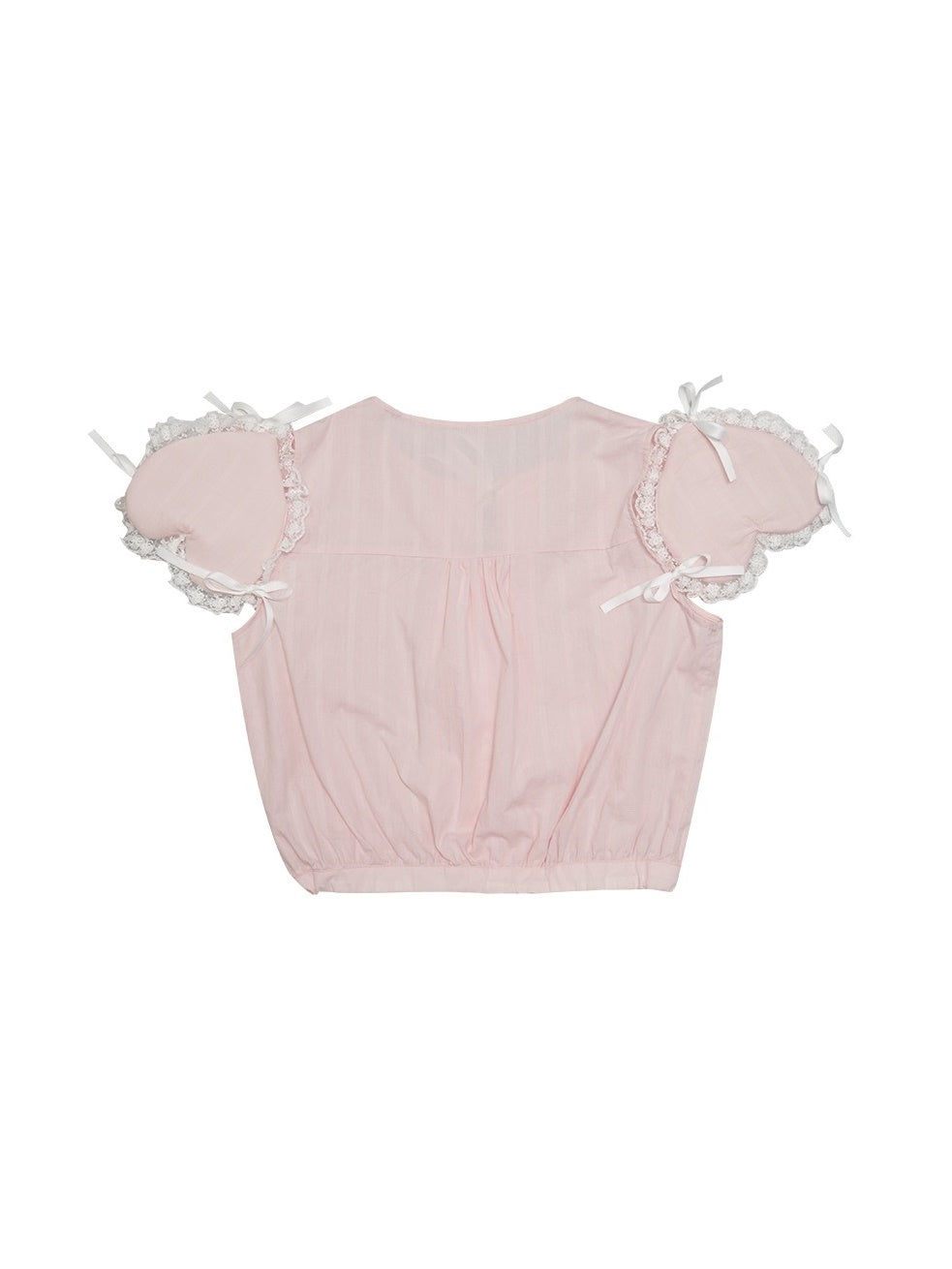 Chemise de filles en dentelle à manches d&