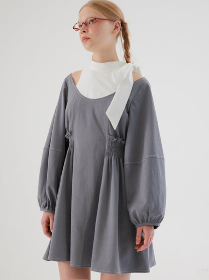 Robe de réprimande de la taille du manchon de volume de découpe