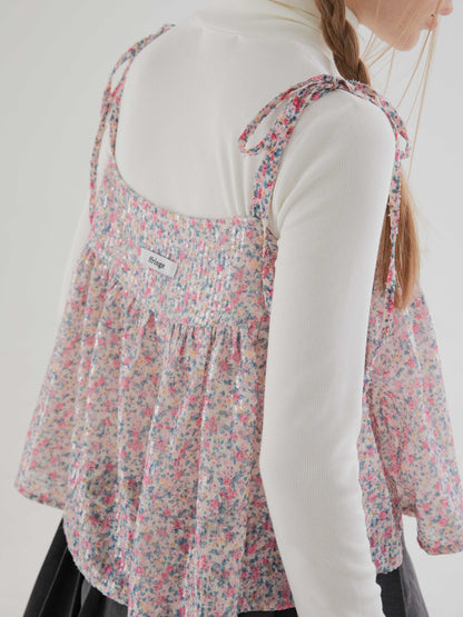 Floral Sequins 2way Camisole