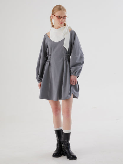 Robe de réprimande de la taille du manchon de volume de découpe